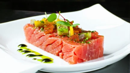 recette du Tartare de bar aux agrumes