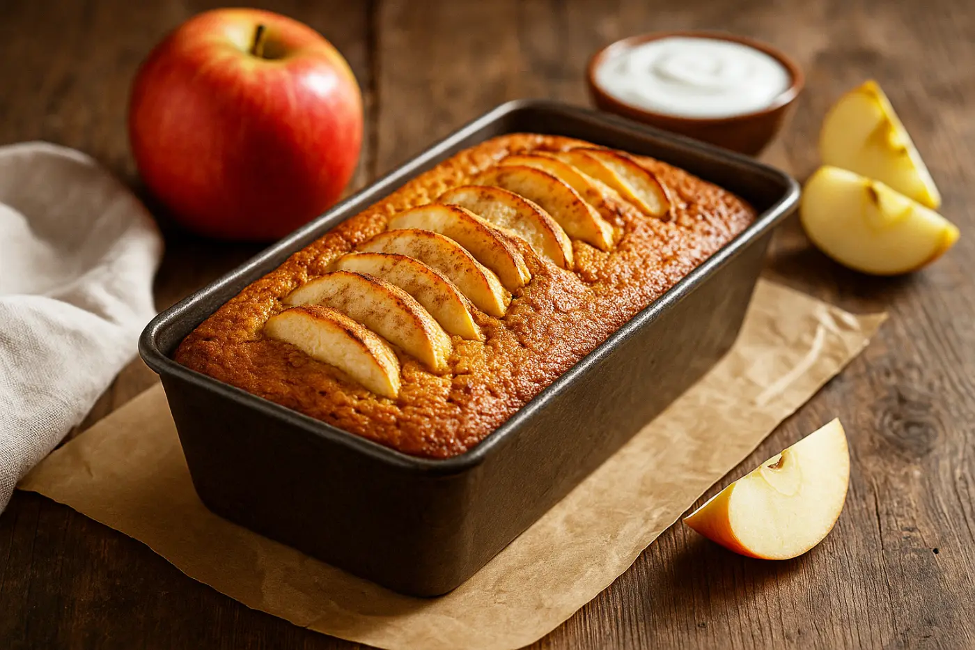 Ma recette du cake aux pommes pour maman pressée (mais gourmande)