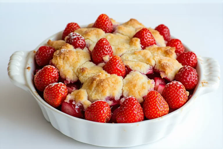 Crumble rhubarbe-fraises : l’association qui marche à tous les coups (même avec les voisins relous)