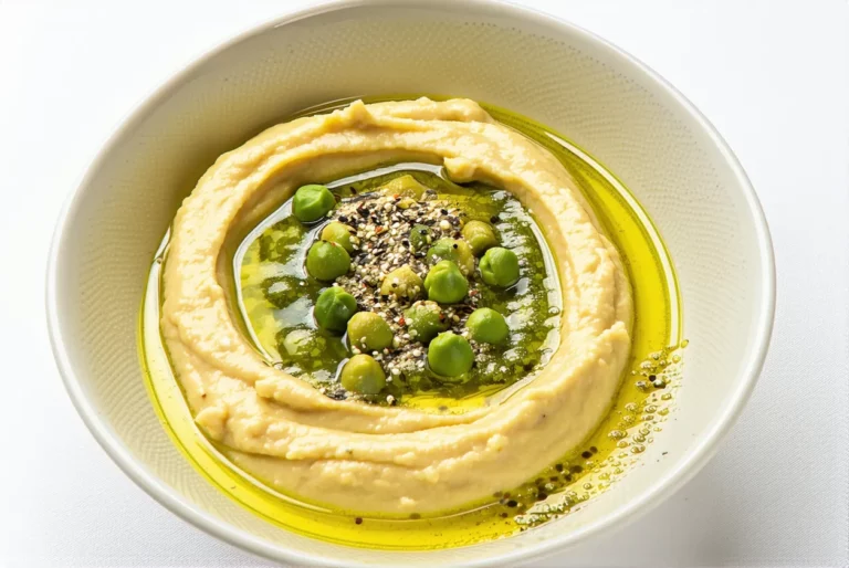 Houmous version printanière avec petits pois frais (spoiler : c’est beau ET bon)