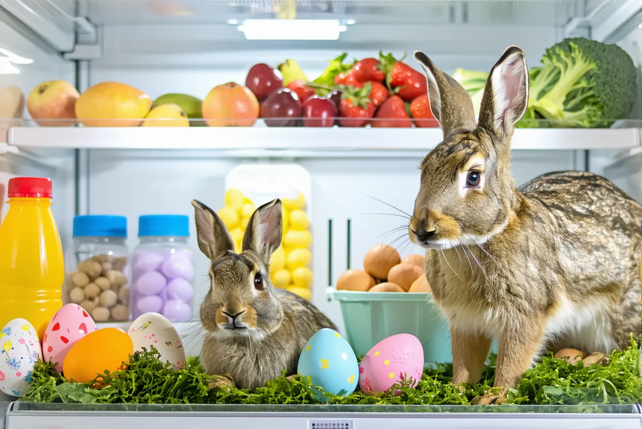 Pâques freestyle : le festin avec les restes du frigo (Une chasse aux trésors… dans le frigo !)