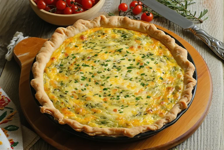 Quiche poireaux-fromage : le dîner prêt en 10 minutes chrono