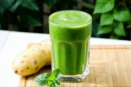 Smoothie green ultra frais qui donne la patate dès le matin