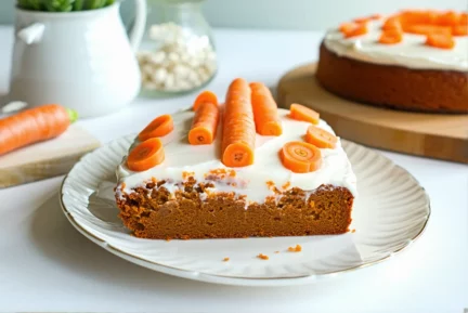 Carrot cake healthy : fondant et sans sucre raffiné