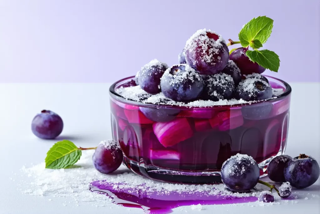 Glace à la violette : mes conseils maison