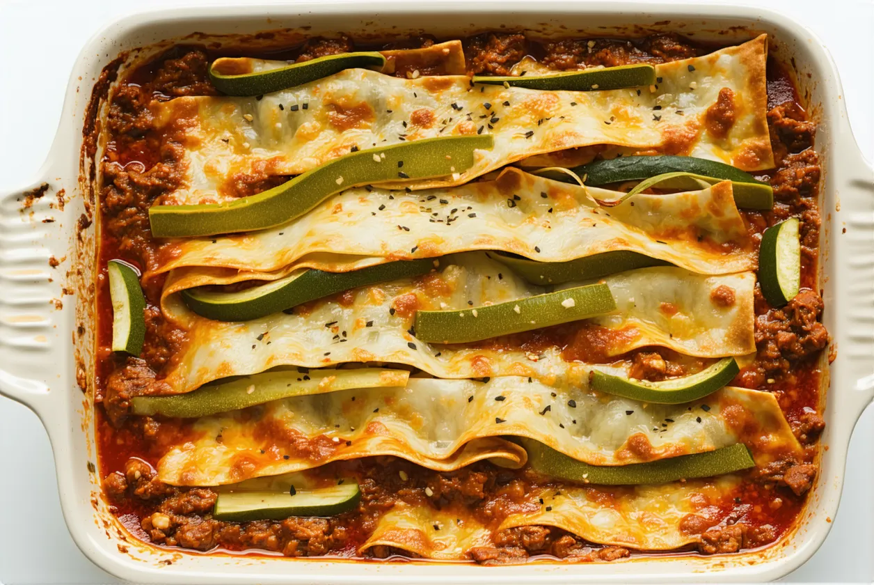 Lasagnes légumes printemps sans viande express