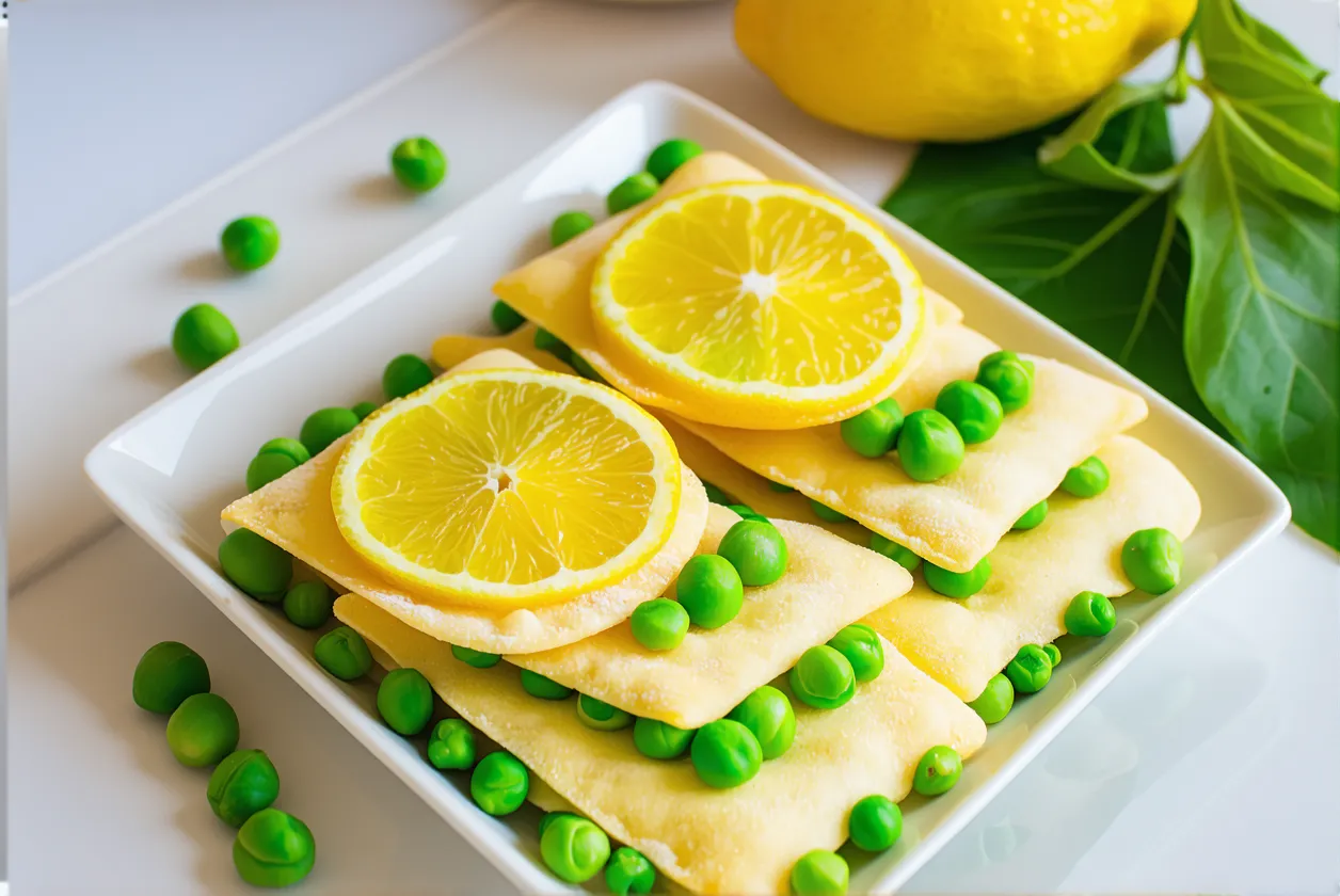 Pâtes express aux petits pois et citron “Ça passe crème”