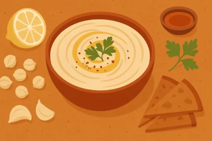 Houmous express : onctueux, sans tahini, prêt en 5 min