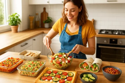 Batch cooking spécial été : 5 repas familiaux prêts en 2h pour toute la semaine