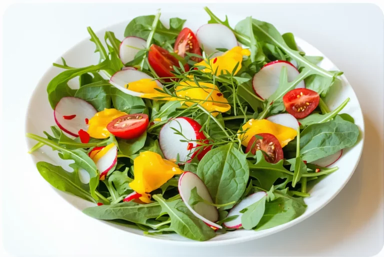 Salade tiède de printemps “Flemme chic”