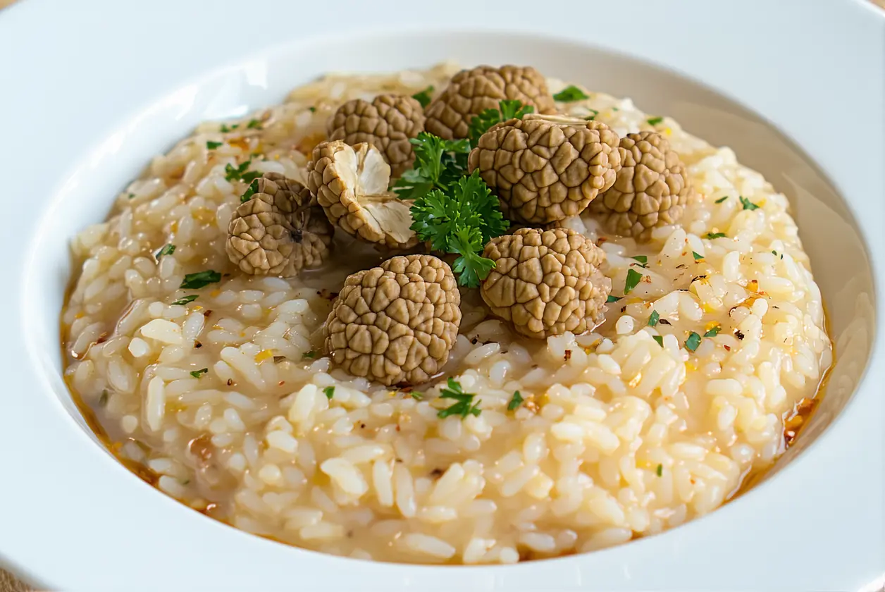 Risotto aux truffes : recette festive