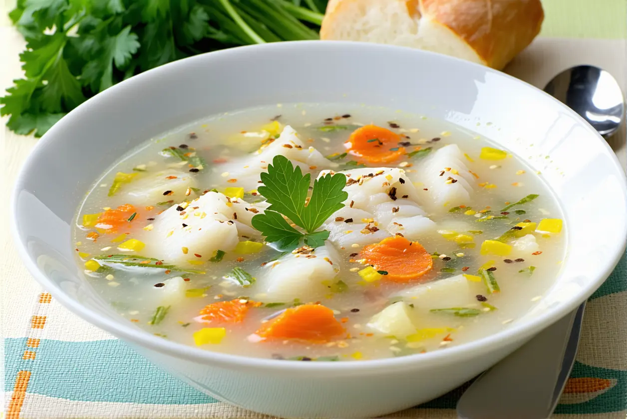 Soupe de poisson de roche : recette express