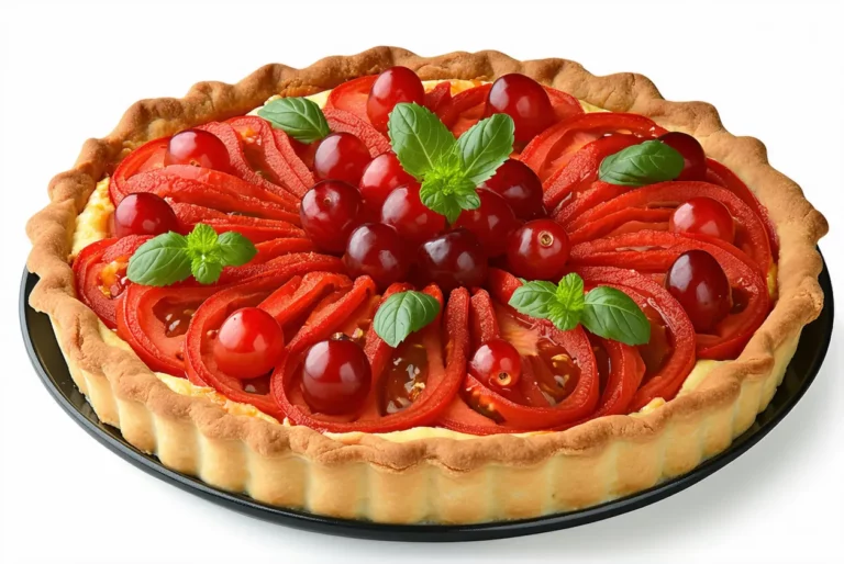 Tarte à la tomate cerise : le dessert salé qui fait craquer tout l'été