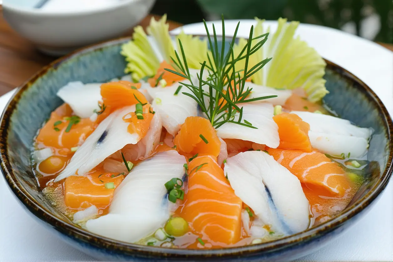 Ceviche de poisson blanc et pêche : la tendance fraîcheur qui cartonne cet été