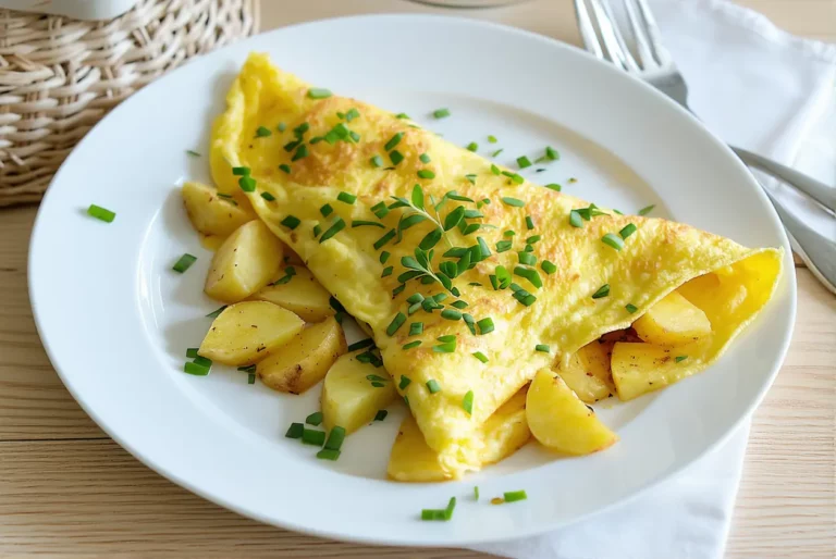 Omelette froide aux herbes fraîches et pommes de terre : l’alliée des pique-niques