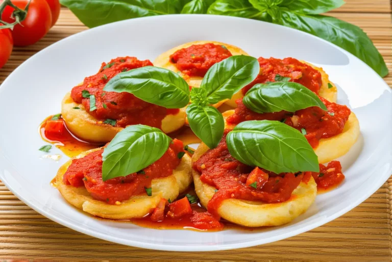 Pâtes froides à la sauce tomate crue et basilic, prêtes en 15 minutes