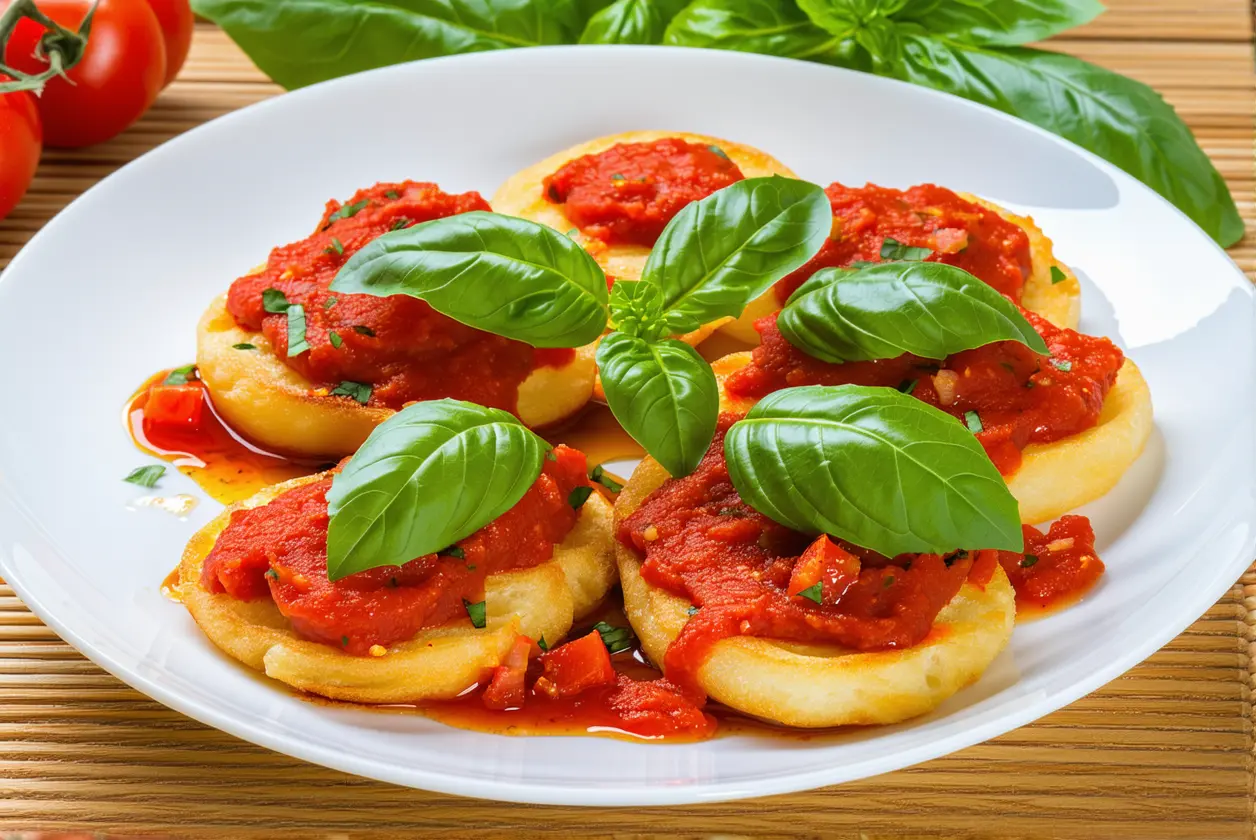 Pâtes froides à la sauce tomate crue et basilic, prêtes en 15 minutes