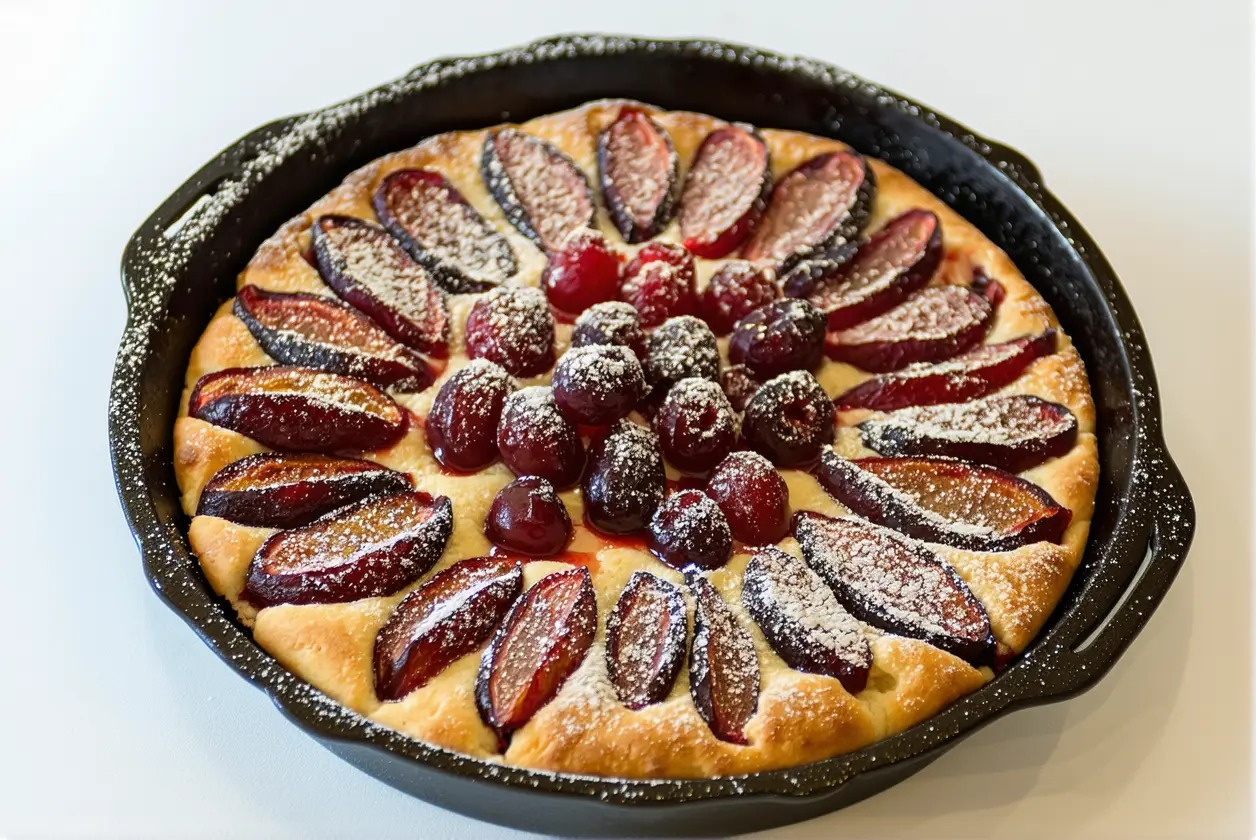 Clafoutis léger aux prunes : le dessert de rentrée qui va vous régaler sans culpabilité