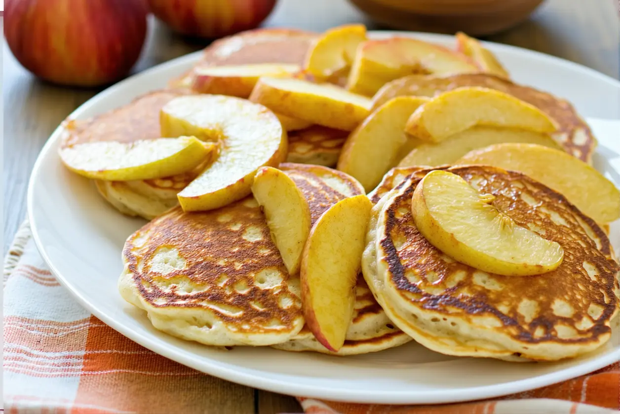 Galettes de pommes façon pancakes : vos enfants vont adorer ce goûter d’automne