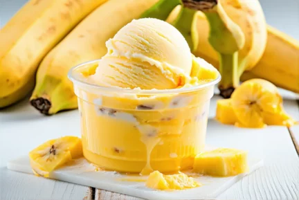 Glace maison à la banane (nice cream) sans sucre – 100 % fruits, les enfants adorent