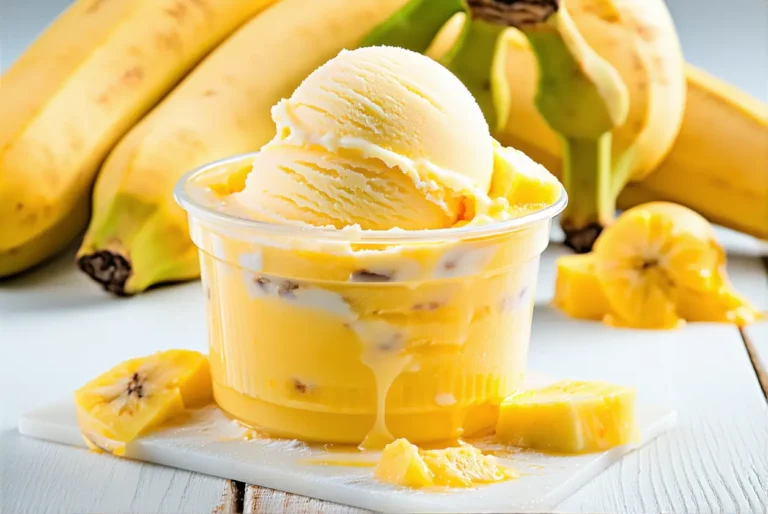 Glace maison à la banane (nice cream) sans sucre – 100 % fruits, les enfants adorent