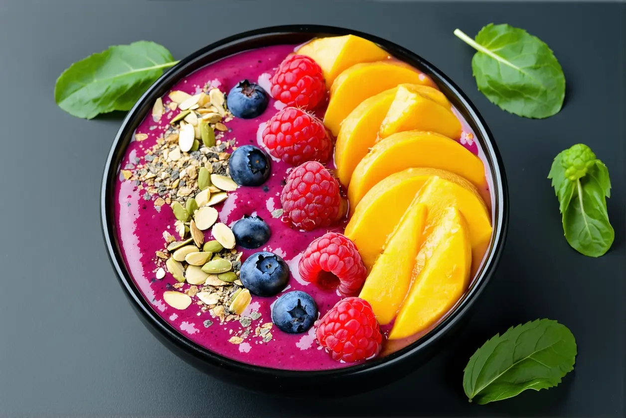 Smoothie bowl vitaminé express : la recette healthy, colorée et ultra-simple à préparer le matin