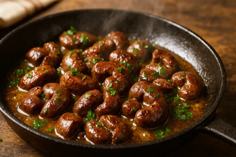 Ma recette de rognons de bœuf faciles et savoureux à la poêle