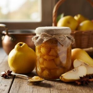 Confiture poire-coing: une délicieuse recette pour un goûter irrésistible