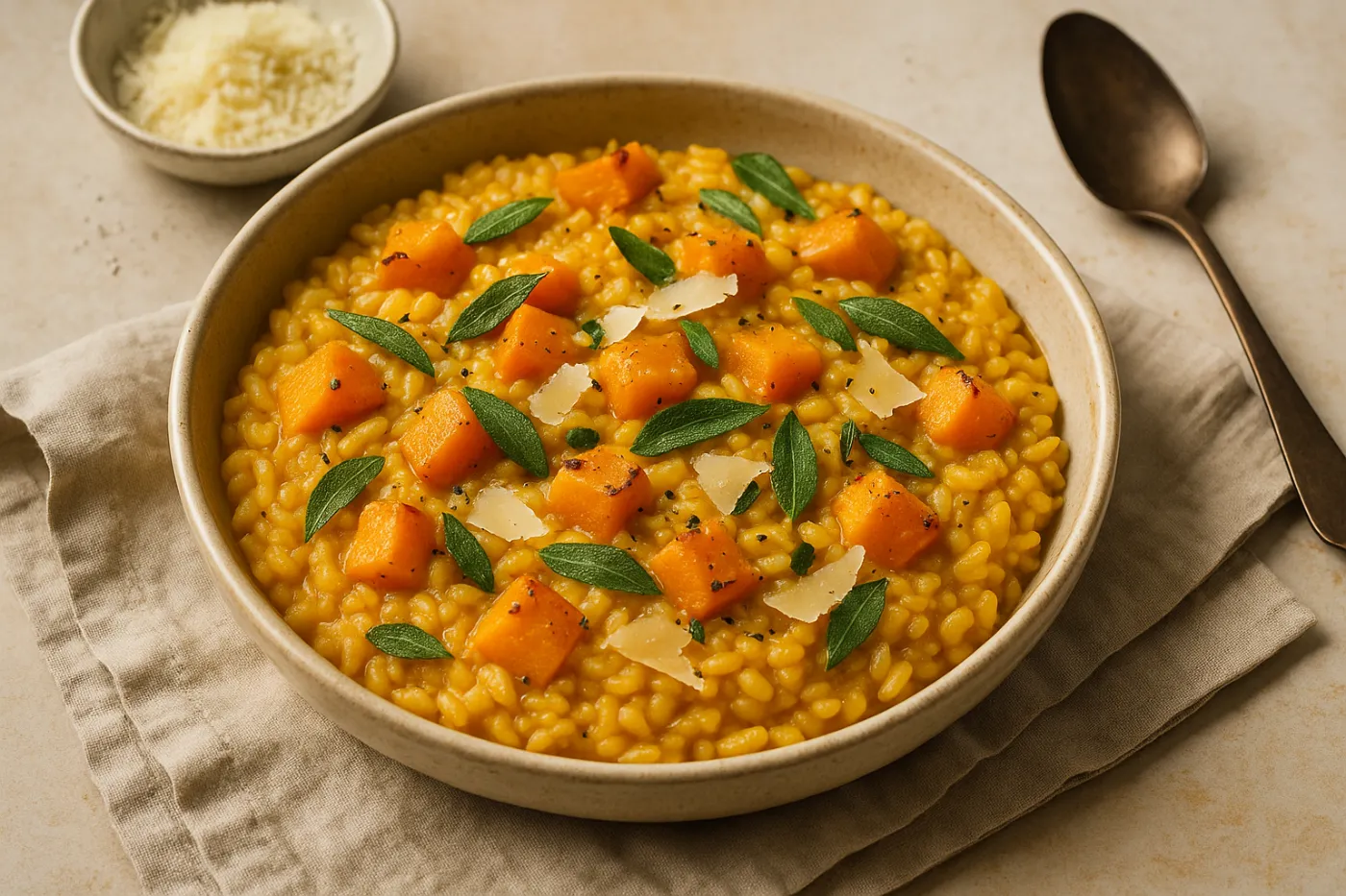 "Faux" risotto à la courge au four (sans touiller comme à Top Chef)