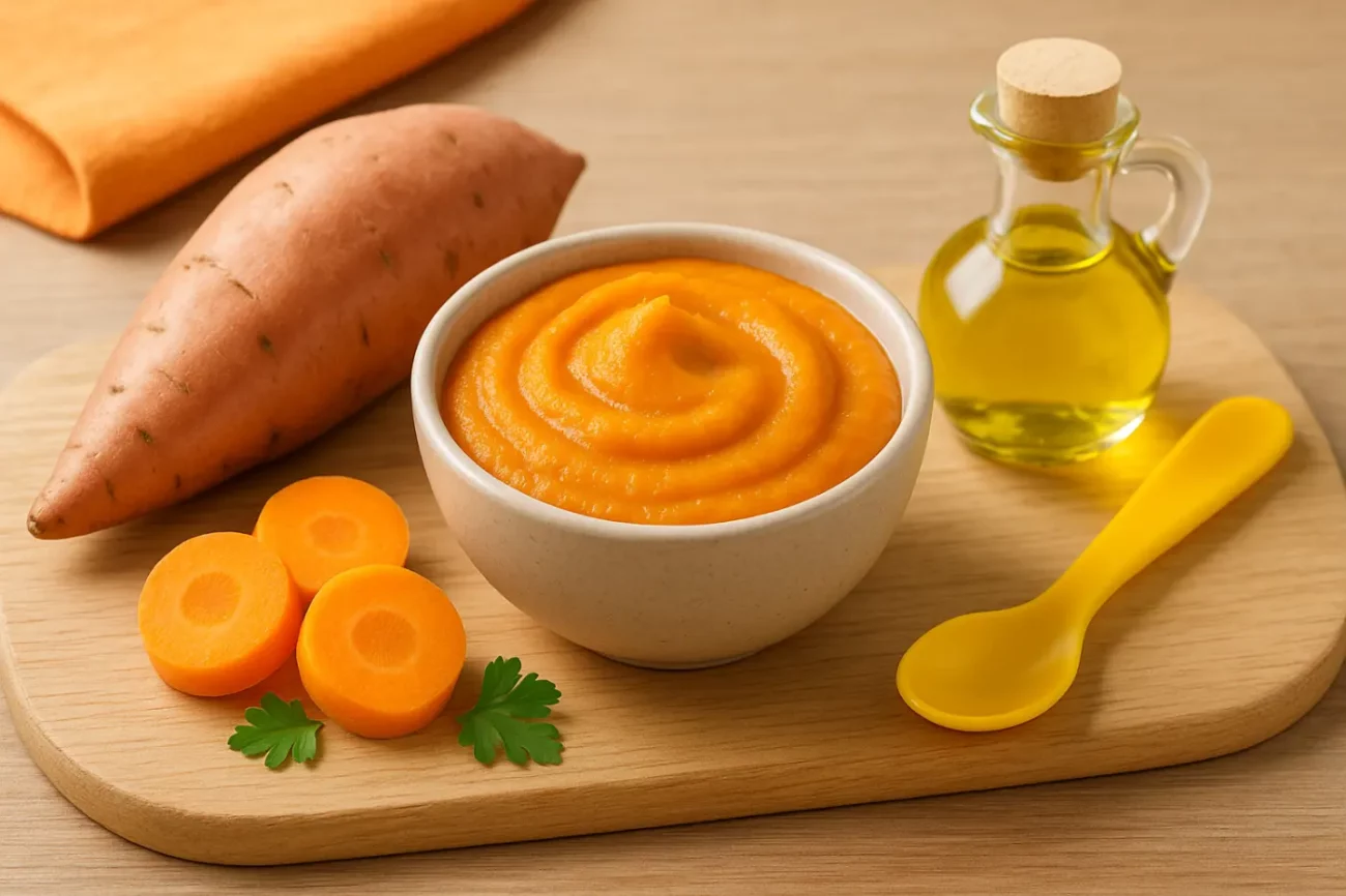 Purée douceur d'automne: la délicieuse recette saine pour bébé 6-8 mois