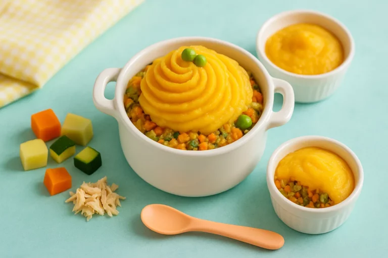 Recette de parmentier pour bébé | L'incroyable purée délicieuse aux légumes
