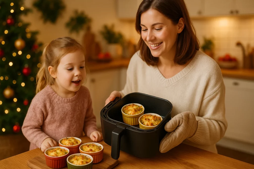 Mini-gratins de légumes d'hiver en ramequins à l'air fryer : la recette cocooning qui plaît à toute la famille