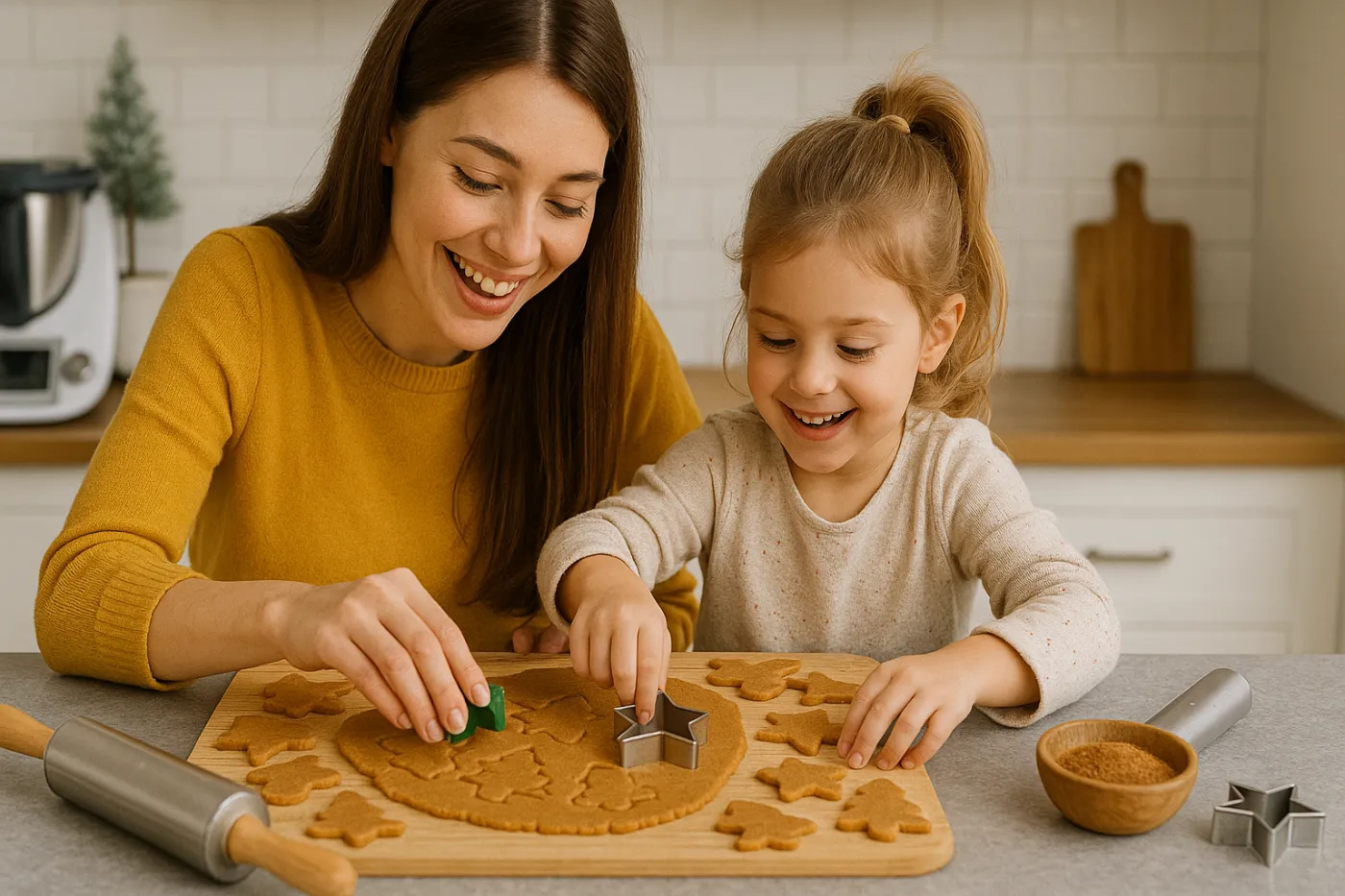 Sablés de Noël à la cannelle : ma recette facile pour cuisiner avec les enfants