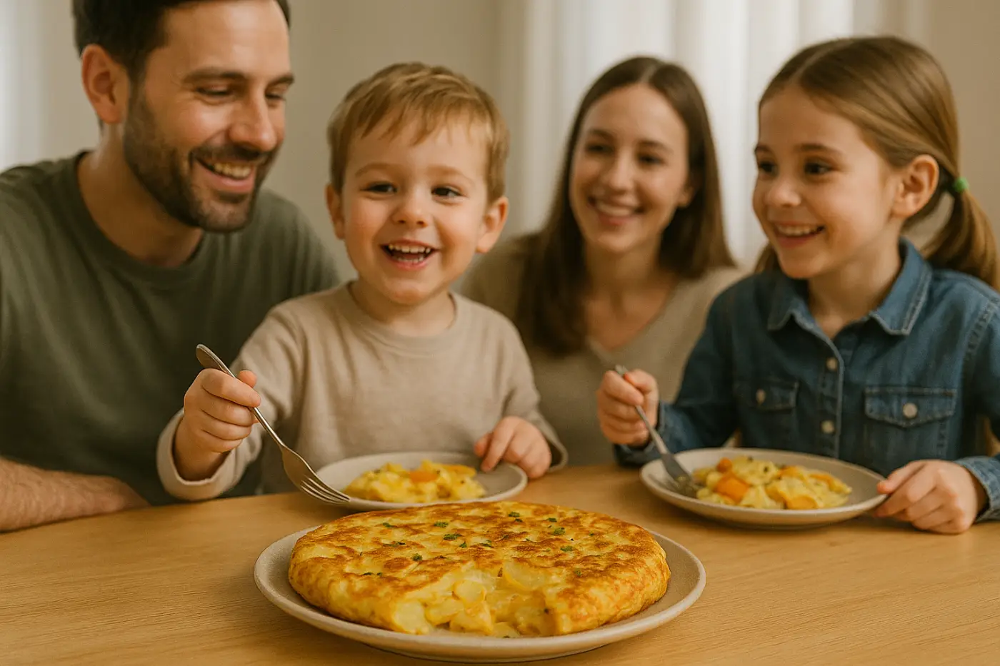 Omelette aux pommes de terre et oignons : le repas express à 2,50€ pour toute la famille